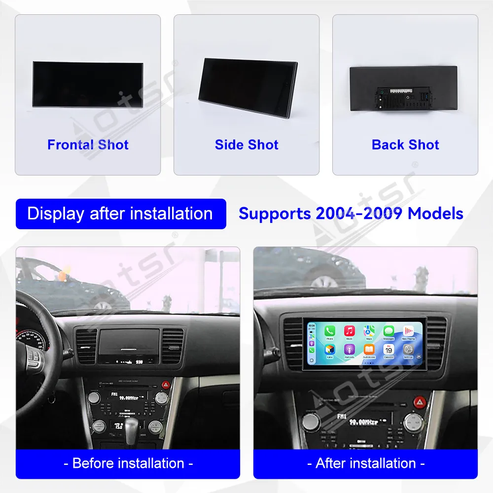 For Subaru Legacy Outback 2004-2009 15.8 Inch In-Dash Touchscreen Car Radio GPS Nav Carplay Android Auto Plug & Play Upgrade