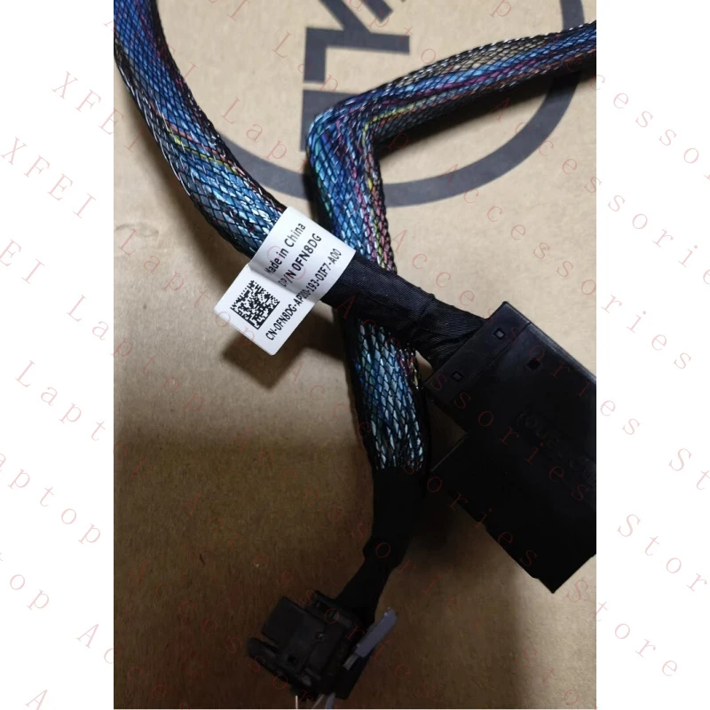 D  New For Dell PowerEdge R740XD PERC H750 H350 SAS Cable SFF-8654 to Dual SFF-8643