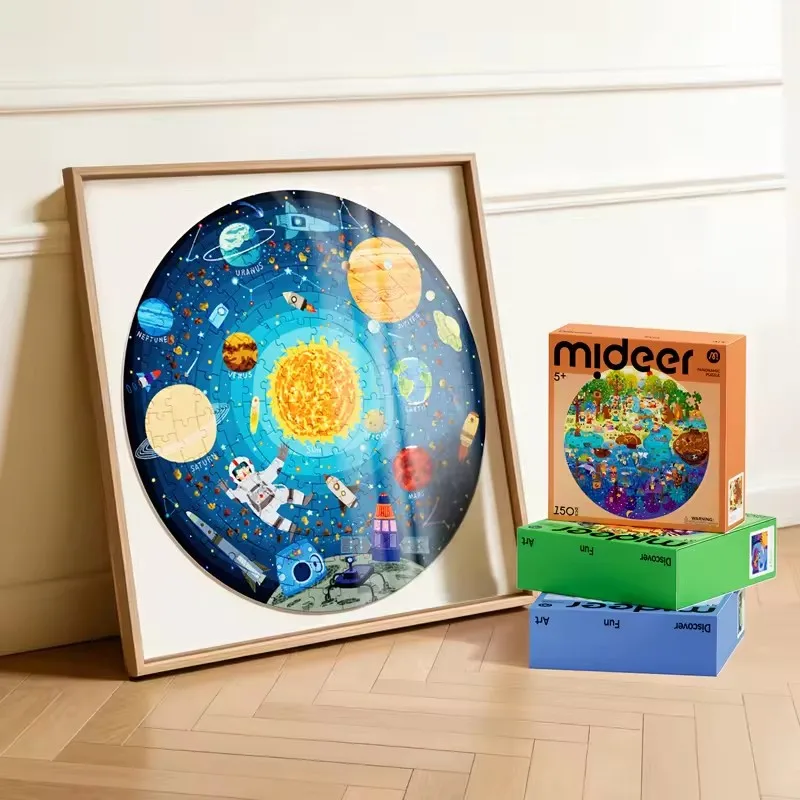 mideer-150-pcs-panorama-puzzle-circular-pattern-children-jigsaw-puzzle-toy-educational-decompression-toys-for-kids-5y