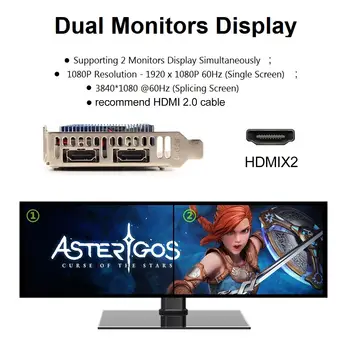 SRhonyra Geforce GTX 1650 4GB nízkoprofilová grafická karta GDDR5 PCIe 3.0 X16 128 bitů SFF GPU HDMI + DP port 8 nejlepší prodej 1650 nízký profil - №1