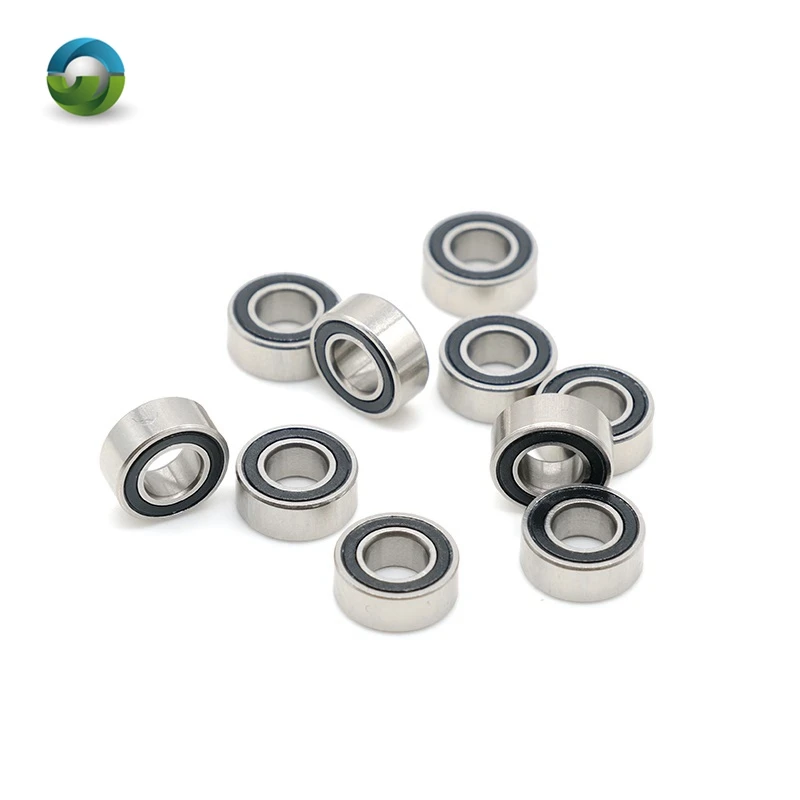 

MR125 2RS Bearings Black Sealed 5x12x4 mm , ABEC-7 MR125RS Ball Bearing For Hobby RC Car Truck , Pick of 6 Pcs