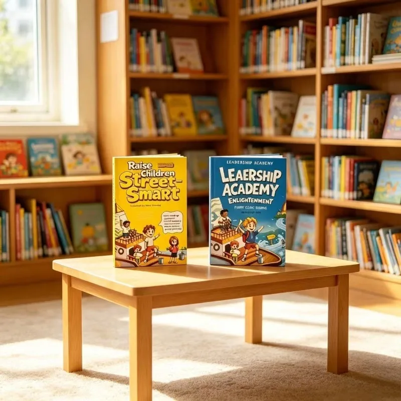 Raise Children Street-Smart & Leadership Academy Enlightenment Kids English Comic Books Children Educational Reading Book Set