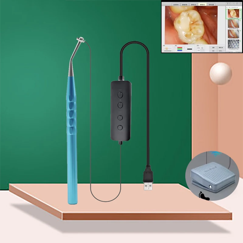 Dentistry Dental Digital Micro Intra-Oral Camera Wifi Foot Control HD Visual Intraoral Scanner Camera Mouth Mirror Endo Motor