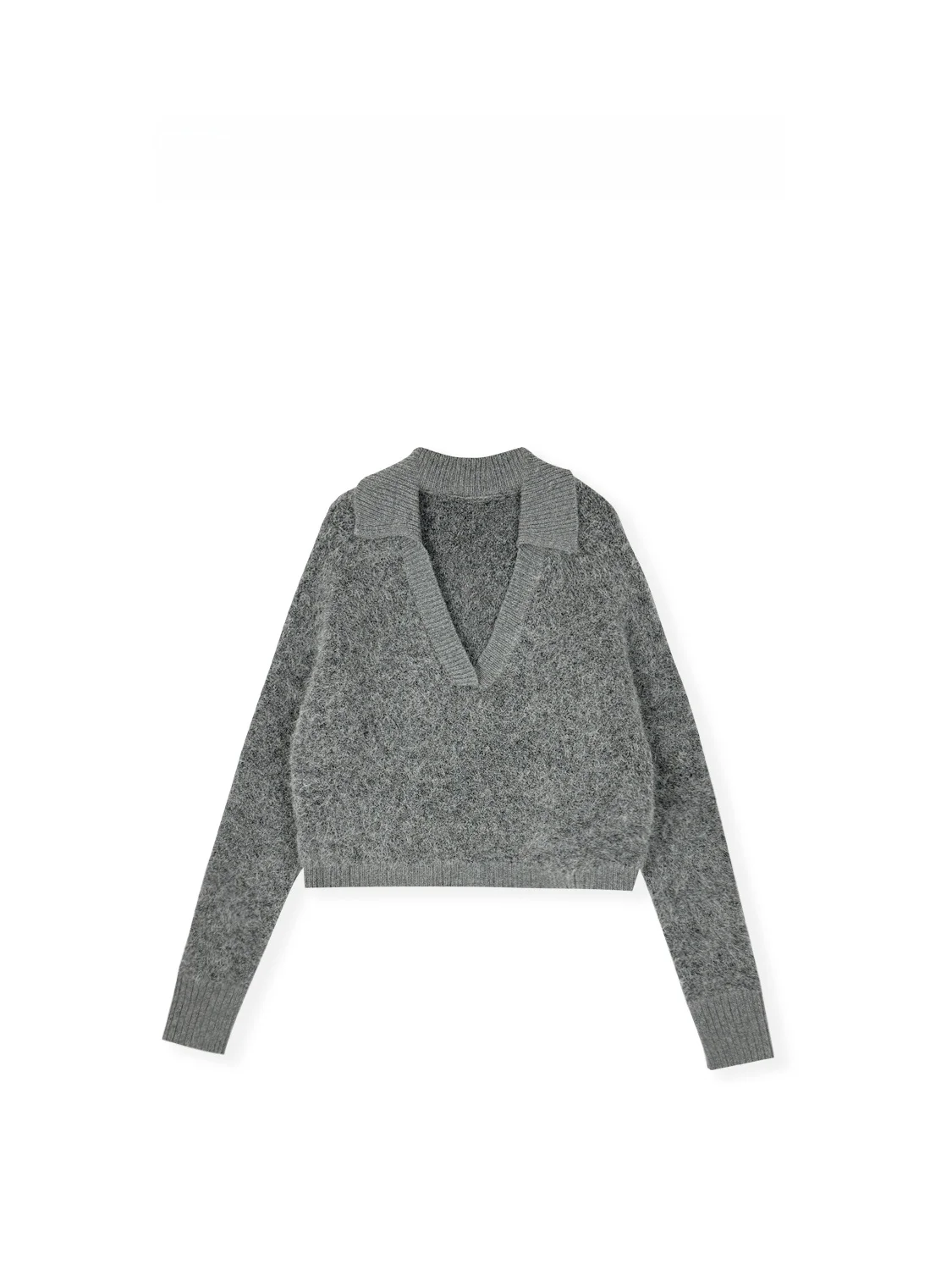 

Повседневный свитер с воротником «ленивый» Zhou, свободный вязаный свитер V-Ne Long Sve Moisture ng, осень-зима Faion