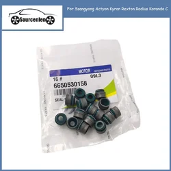 Brand New Genuine Valve Stem Seals 6650530158 for Ssangyong Actyon Kyron Rexton Rodius Korando C OEM Parts