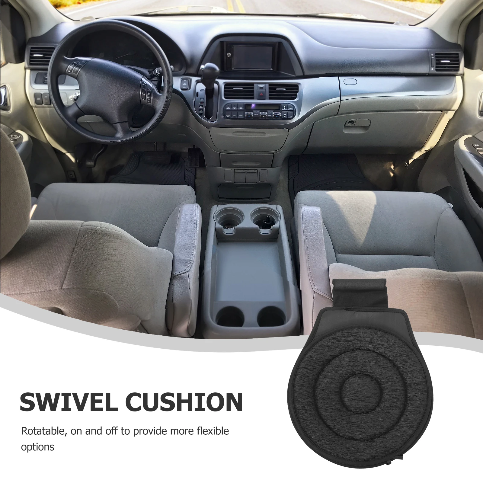 

Swivel Cushion Rotating Car Seat for Elderly Cushions Pillow Pleated Fabric Cars