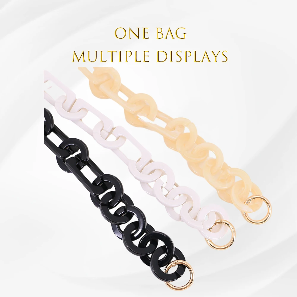 Strap For Chunky Acrylic Chain Wallet Colorful Replacement Purse Handle Strap For O Bag Accessories For Acrylic Handbags Chain