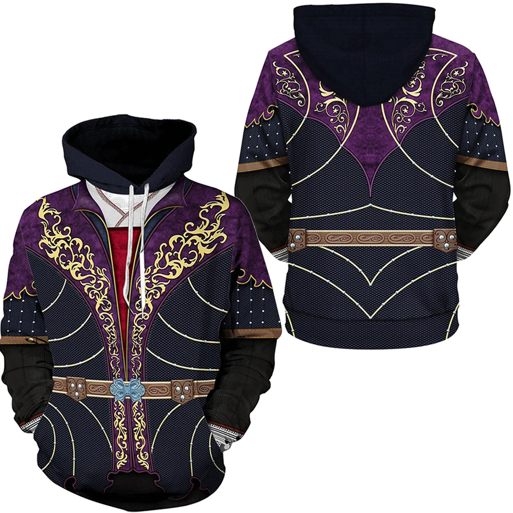 Elf Astarion Disguise Fantasy Hoodie Game Balder Gate Cosplay Costume Men Outfits Adult Male Roleplay Fantasia Outfits Halloween