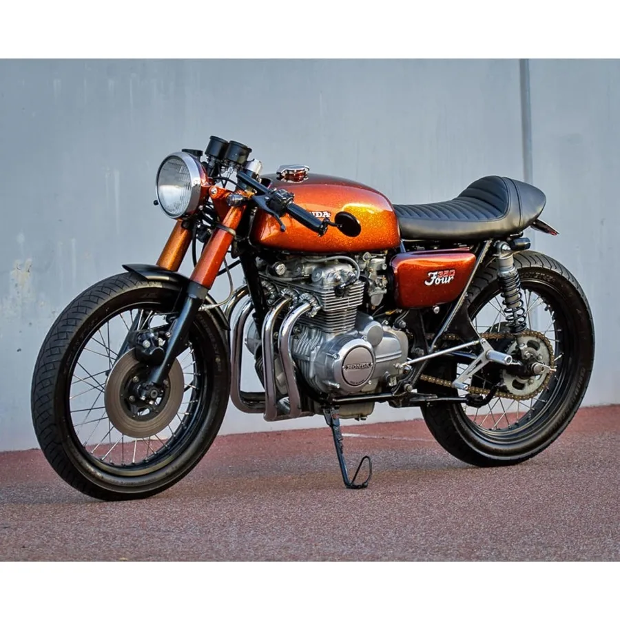 Universal Motorcycle Cafe Racer Seat Fit for YAMAHA XV750 SR400 SR500 XS650 XV series CB350 Subframe Modification Required