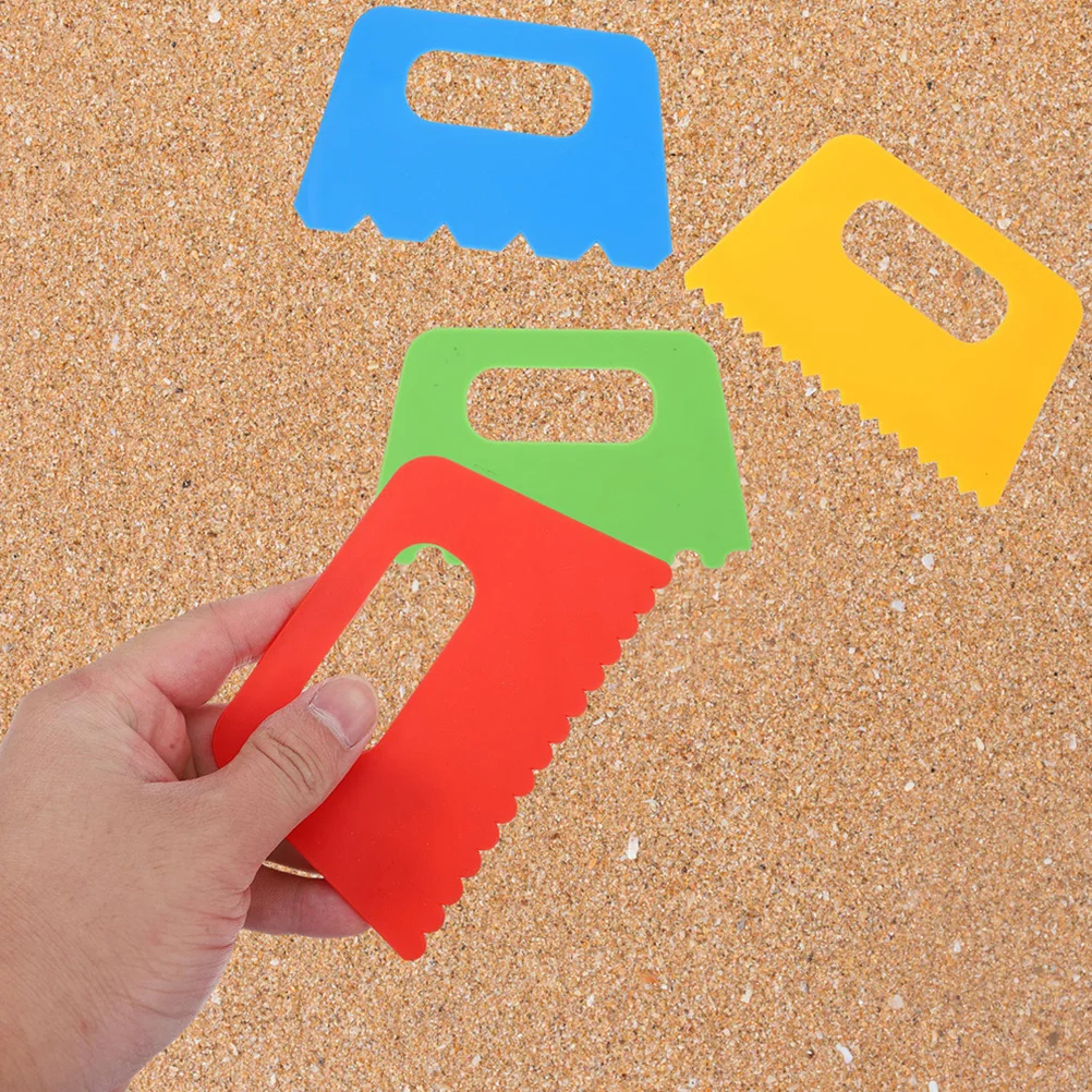 

10Pcs Line Paint Scraper Plastic Drawing Tool for Early Learning DIY Art Craft Scraping Brush Creative Painting Accessory
