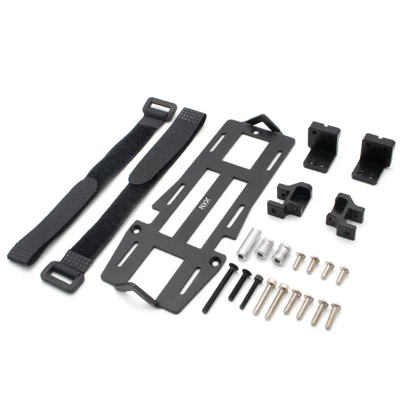 KYX simulation model car Traxxas TRX-4 metal battery panel aluminum alloy front servo battery kit