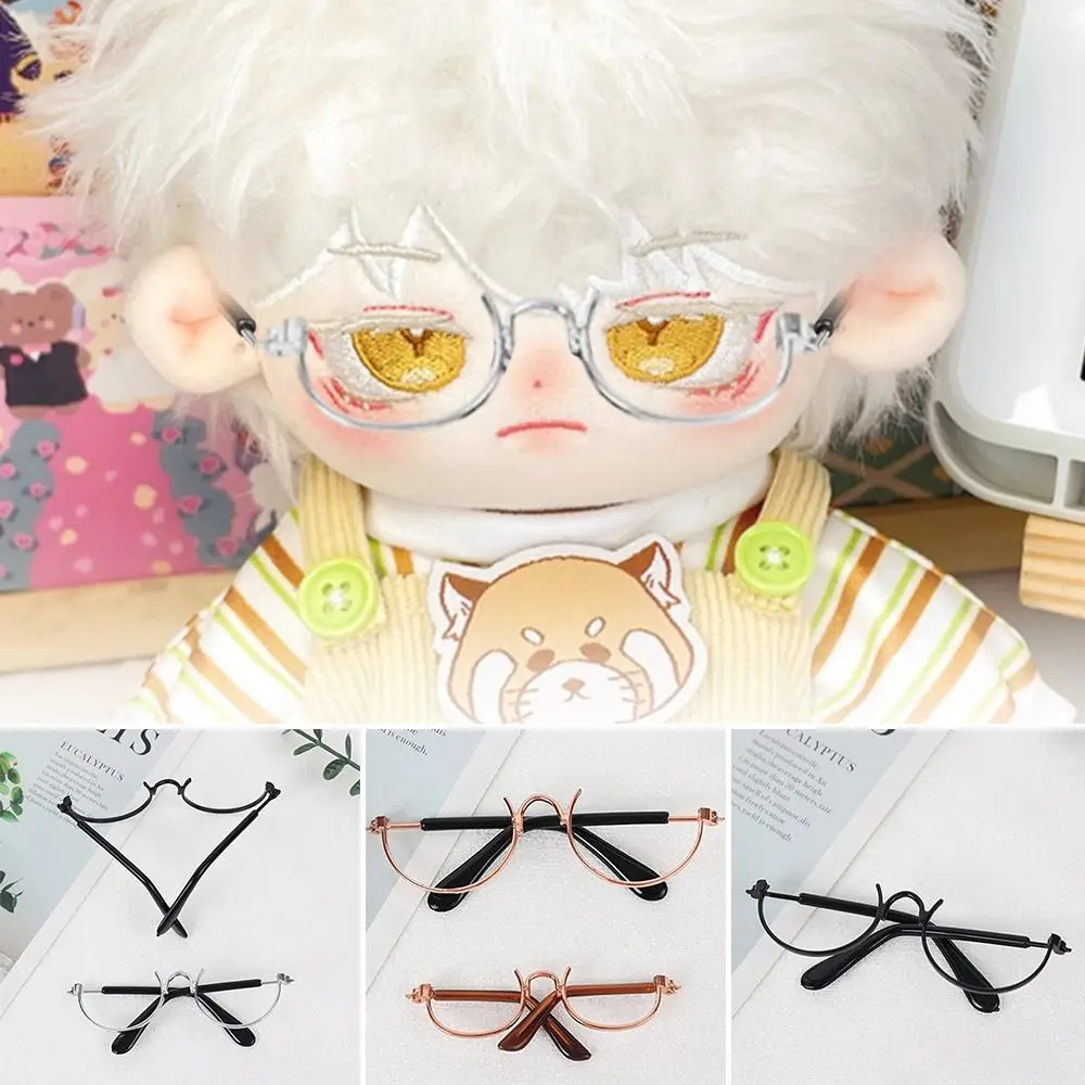Creative 20cm Plastic Glasses Cats Toys Pets Glasses Photo Props Multi Color Sunglasses Idol Dolls