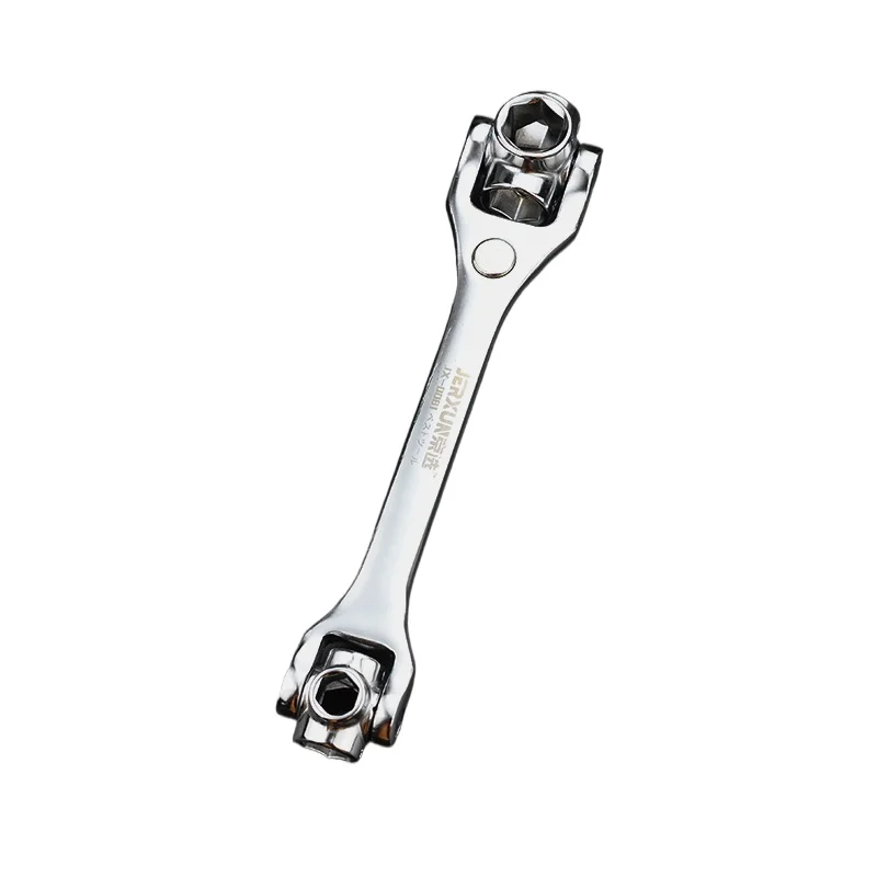 

Socket wrench set Multi-purpose wrench Eight-in-one multi-functional sleeve 360-degree self-tightening car wrench
