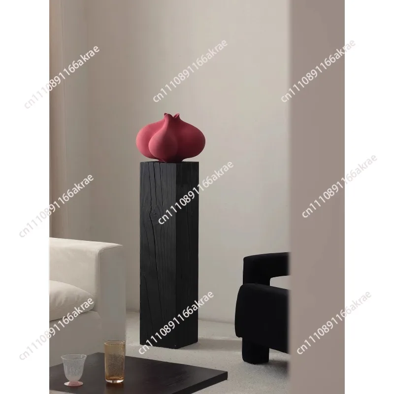 for  large vase, cream wind special-shaped high-end ornament, ancient art ceramic flower ware in the dining table