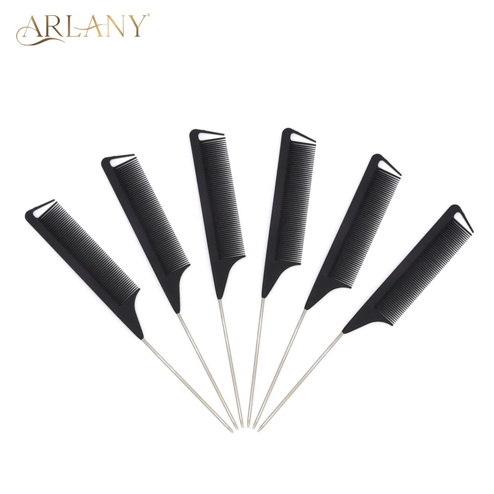 Hair Brushes Massage Comb Salon Barber Use Carbon Fiber Tail Comb Heat Resistant Hairstyles Groomig Brush Styling Hairdressing