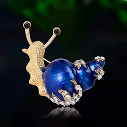 Enamel Snail Brooches for Women Unisex Insect Pins Event Party Backpack Decoration Clothes Accessories