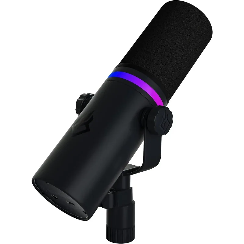 Dark Dynamic USB Mic for PC  Studio-Quality Desk Mic for YouTube, Twitch, and Recording | Microphone for PC, Gaming & Streaming