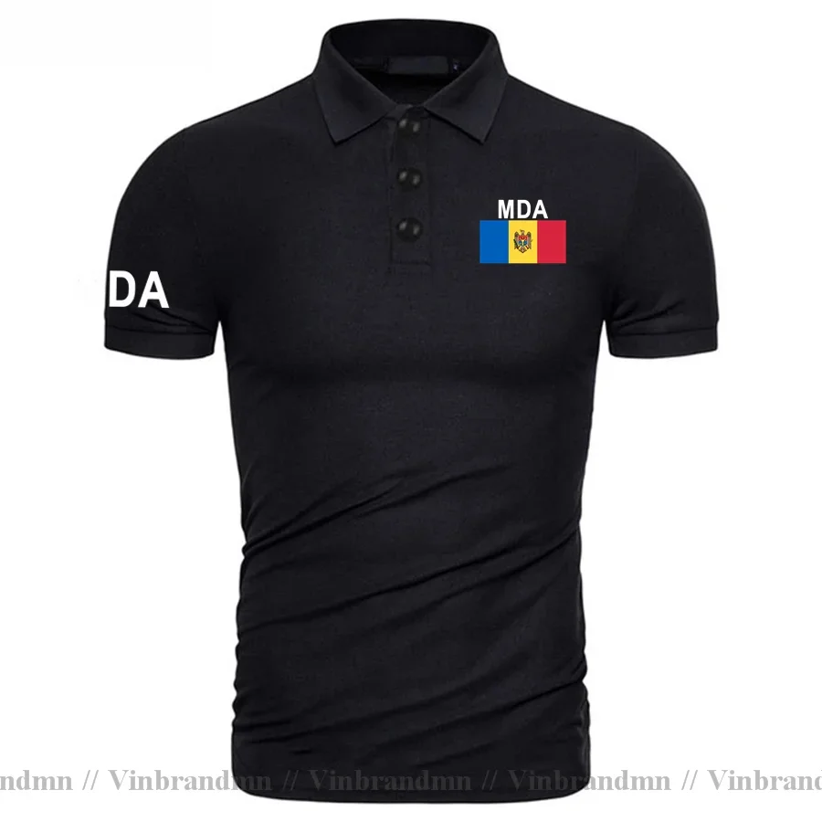 Moldova Moldovan MDA MD Polo shirts Men Fashion Brand Shirt Country Flag Design 100% Cotton Nation Team Clothing Hipster Polos