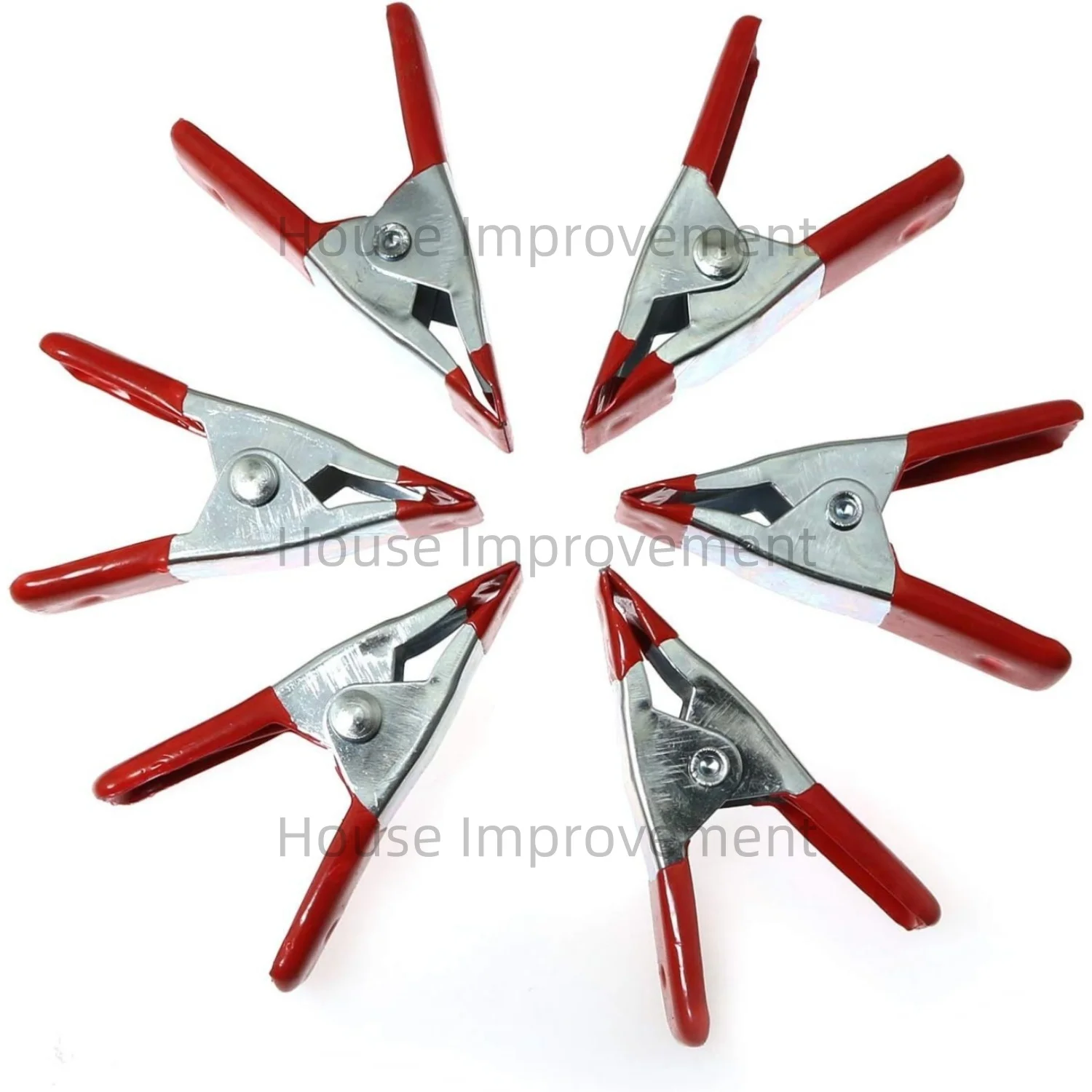 Paquete de 6 abrazaderas de resorte de alta resistencia, juego de clips de resorte de Metal, manijas recubiertas de goma anchas abiertas, abrazaderas de agarre fuertes para fotografía DIY