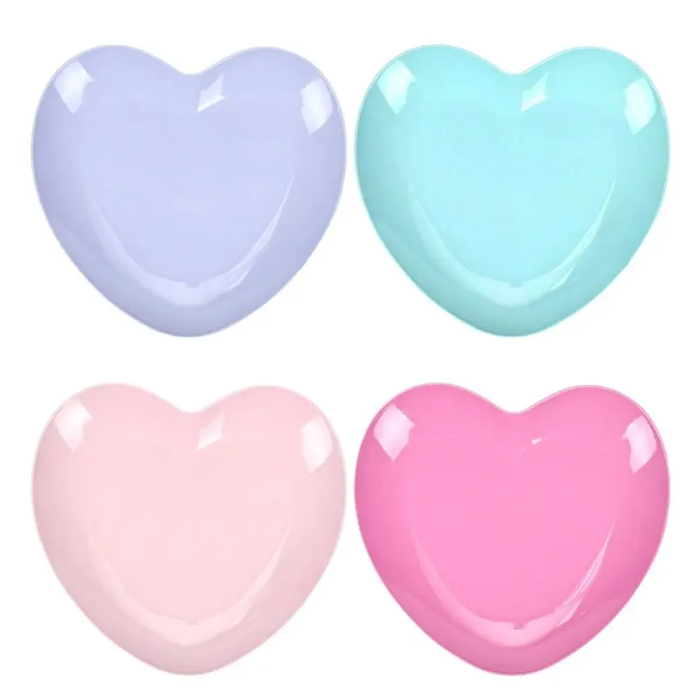 Heart-shaped Jewelry Tray Durable Universal Creative Cosmetic Storage Tray Stainless Steel Nail Art Tray