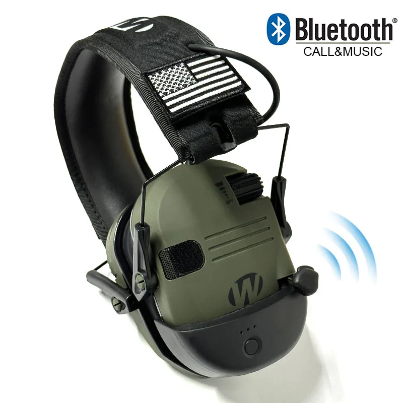 Professional Tactical Shooting Ear Protection Earmuff, Active Noise Canceling, Hearing Protection with Sound Amplification