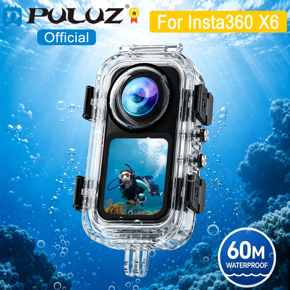 Action Camera Diving Case Underwater 60M - PULUZ Custodia Subacquea da 60m per