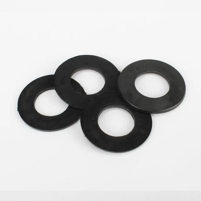 50Pcs Nylon Flat Washer Plastic Plane Spacer M2~M14 Insulation Gasket Ring For Cylindrical Screw M2 M3 M4 M5 M6 M8 M10 M12 Black image 4