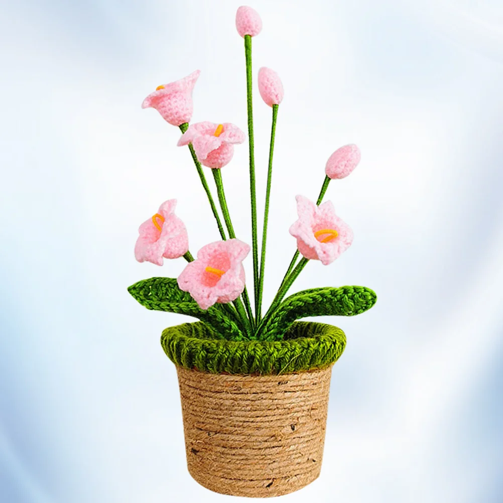 

1Pcs Simulation Flowerpot Ornament Realistic Fine Craft Eco-Friendly Indoor Decoration Suitable for Home Office Table