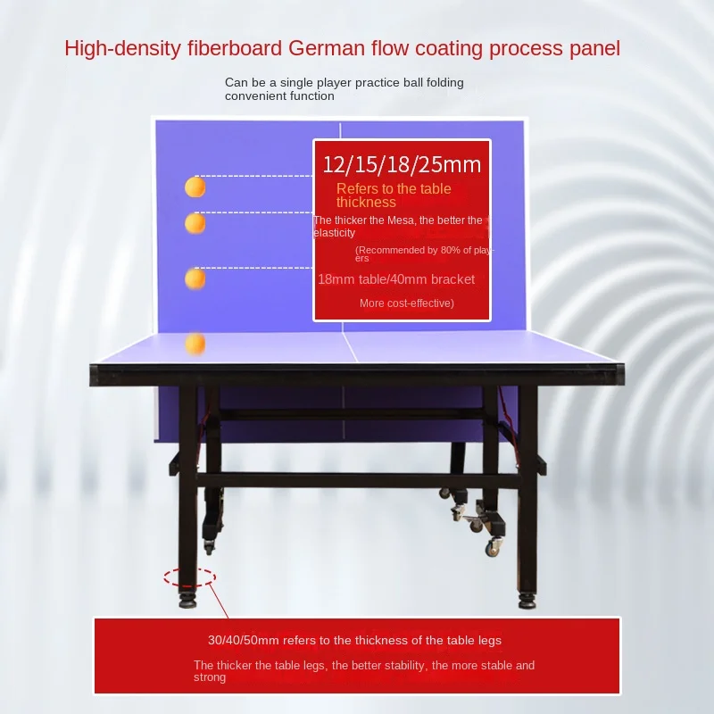 

Household table tennis table indoor foldable single table tennis table standard competition table tennis table folding