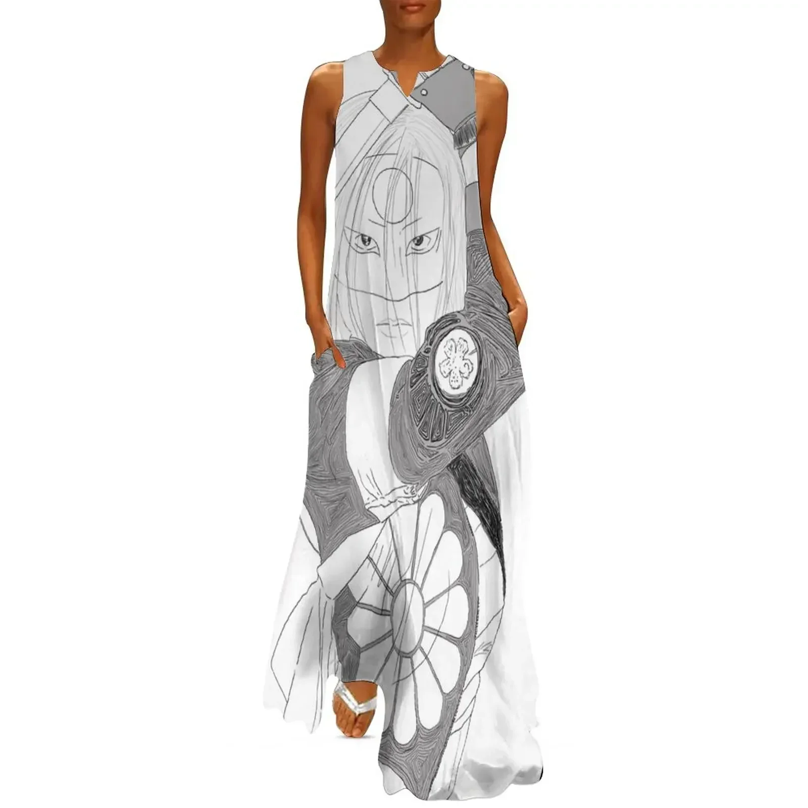 

Tatsuya Mashiro, Katana Long Dress Woman dresses Dresses for wedding party Casual dresses for prom Dress