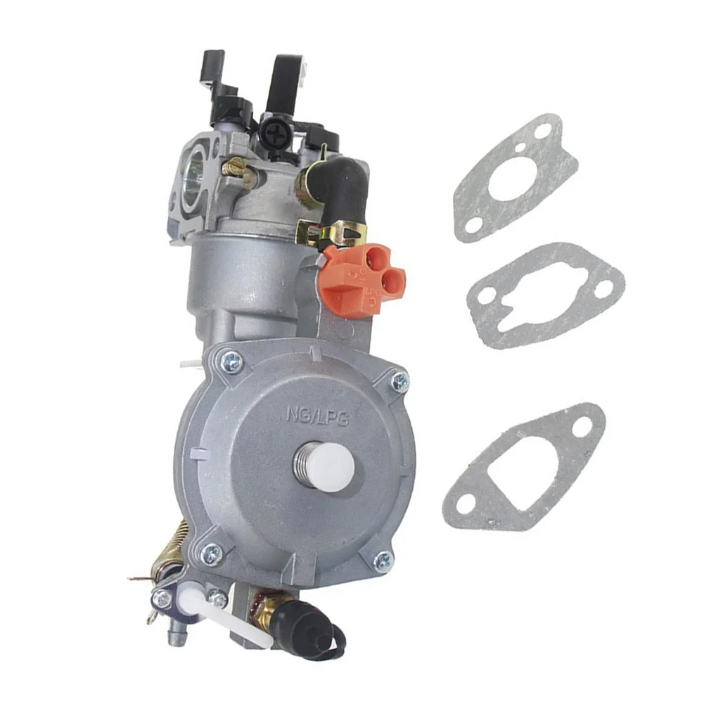 For 168F Dual Fuel Carburetor Dual Fuel Carburetor Natural Compatible Improves Efficiency Easy Installation For