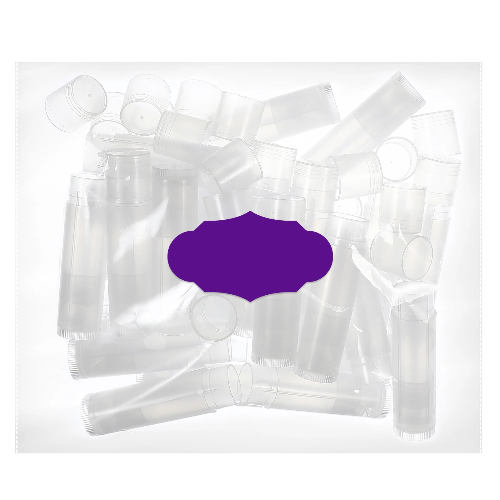 25 قطعة من أنابيب بلسم الشفاه فارغة ومتينة وقابلة لإعادة الملء ومحمولة يمكنك صنعها بنفسك حاويات ملمع الشفاه وحامل أحمر الشفاه للسفر #1