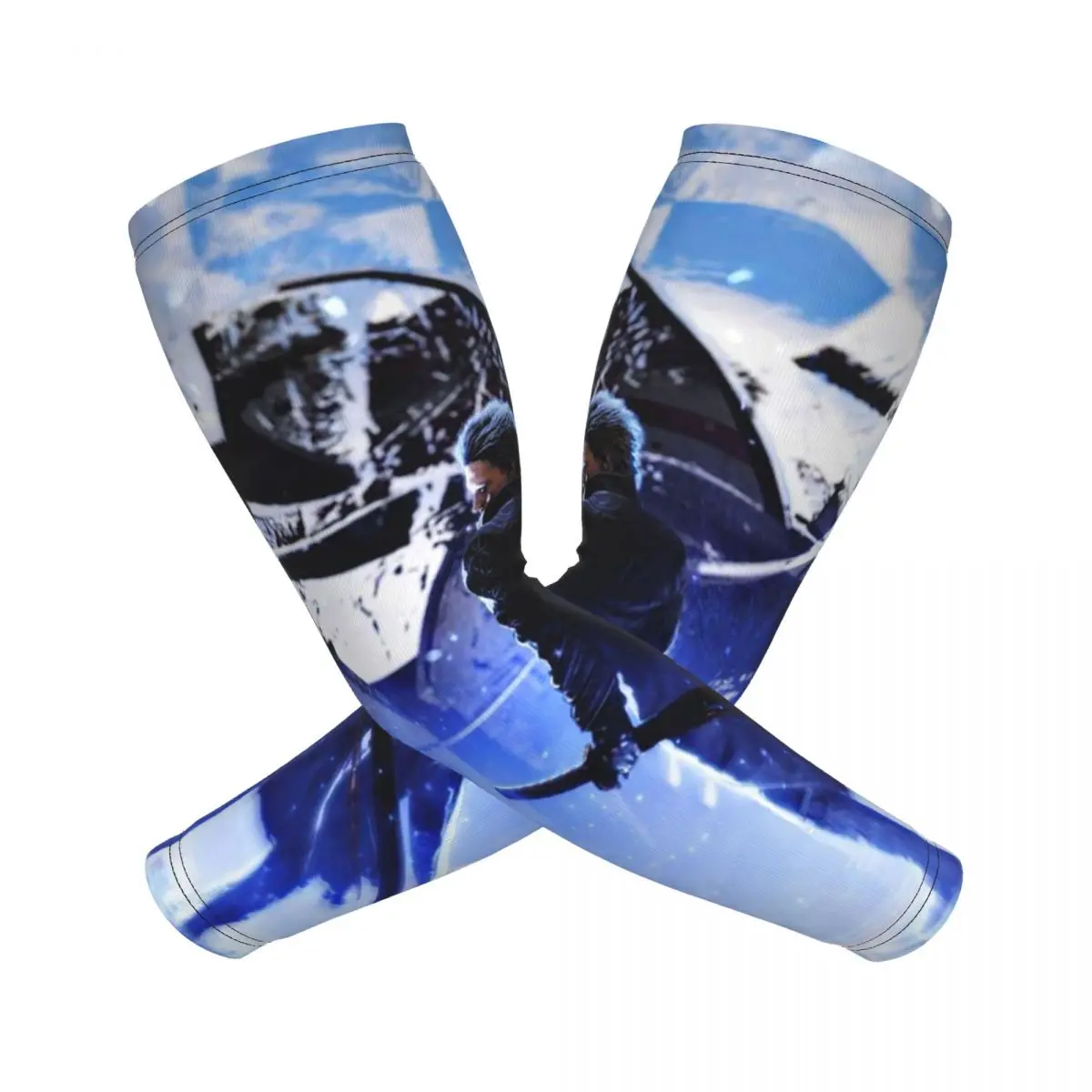 

Vergil From The Devil May Cry Seri Рукава для мужчин и женщин Защита от солнца и ультрафиолета Татуировка накидка Спортивное охлаждение Велоспорт