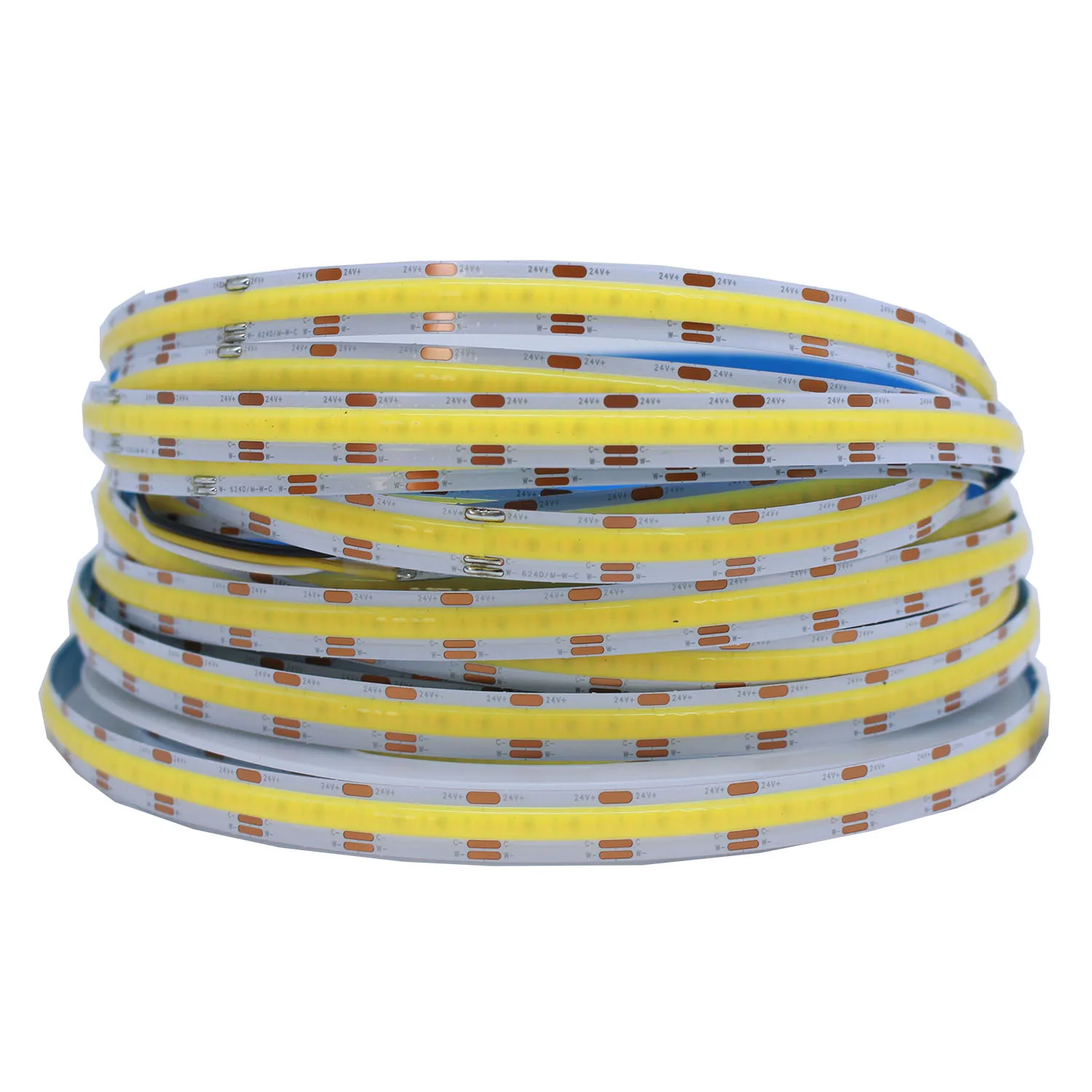 

5M 10M FCOB CCT LED Strip tape 624 608 LEDs Hohe Dichte Flexible FOB COB 10mm Led-leuchten RA90 2700K zu 6000K Linear Dimmble