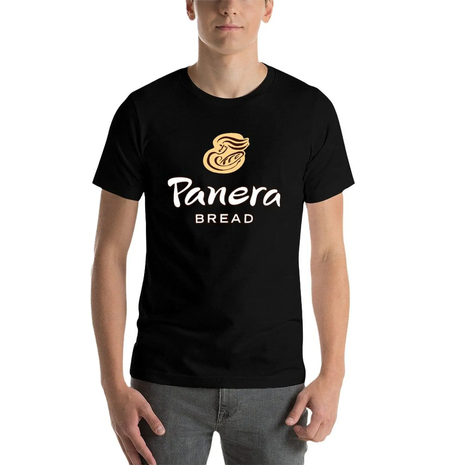 Camiseta esencial con logo de pan panera más vendida, camiseta personalizada para hombre