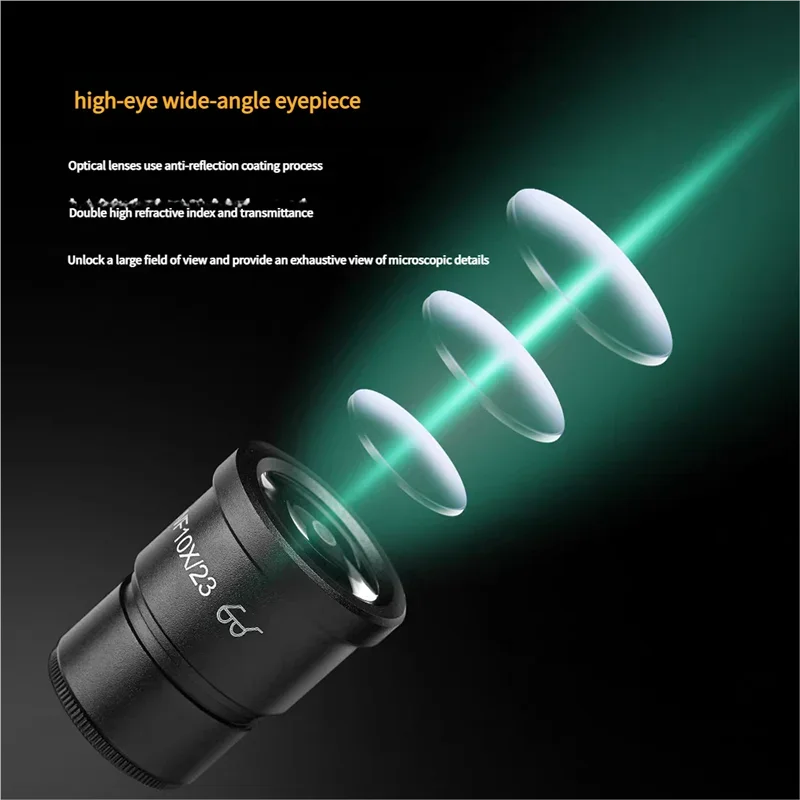 YCS 7060X HD Trinocular Microscope 0.7X-6.0X Magnification for Mobile Phones PCB Welding Microscope Power Tools Sets Microscope