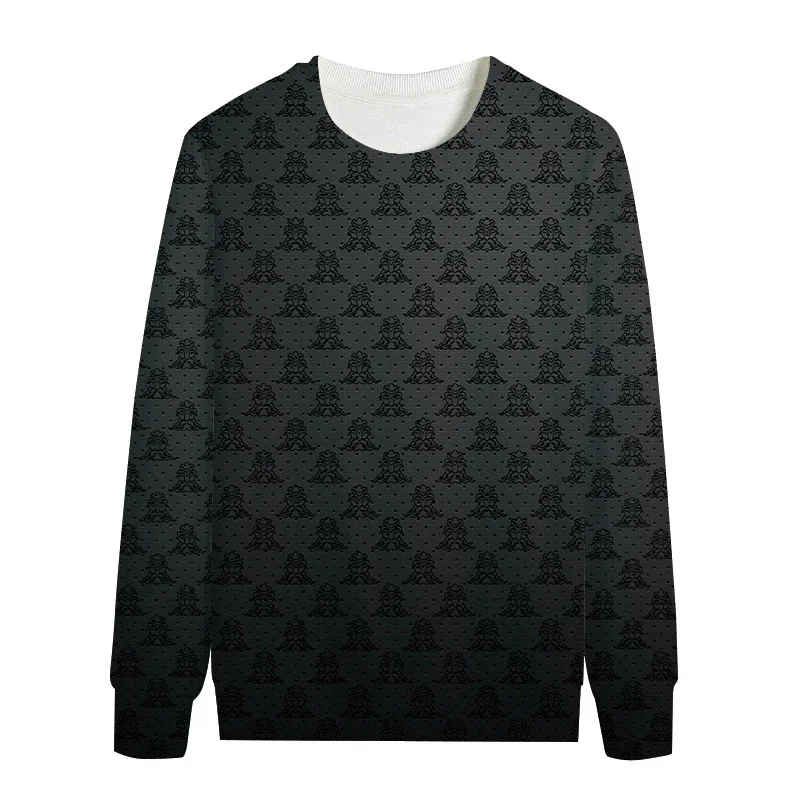 Color Pattern 3d Printed Sweatshirts for Men and Women Pullovers Harajuku Unisex Tops