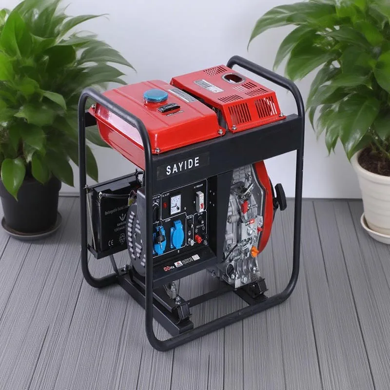 

Small Generator Group Factory Direct Sales Genset Camping Electricity Quiet Lightweight Noiseless Generator 4kw Customizable