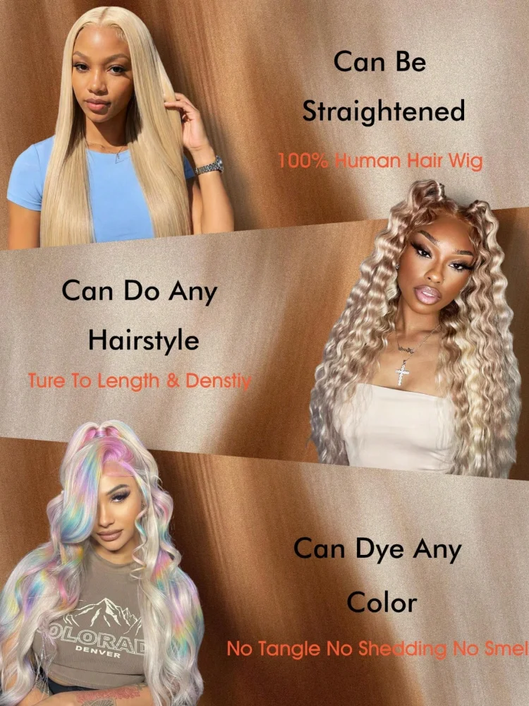 180 Yoğunluklu 613 Sarı Peruk, - 613 Blonde Body Wave Lace Front Wig incelemesi ve fiyatı