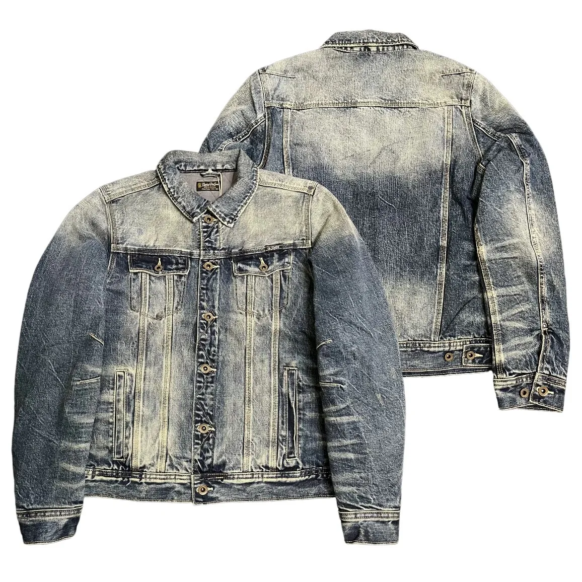 

Утепленная хлопковая джинсовая куртка укороченного фасона для мужчин и женщин, весенне-осенняя, молодежная, повседневная, однотонная, с отложным воротником, с длинными рукавами