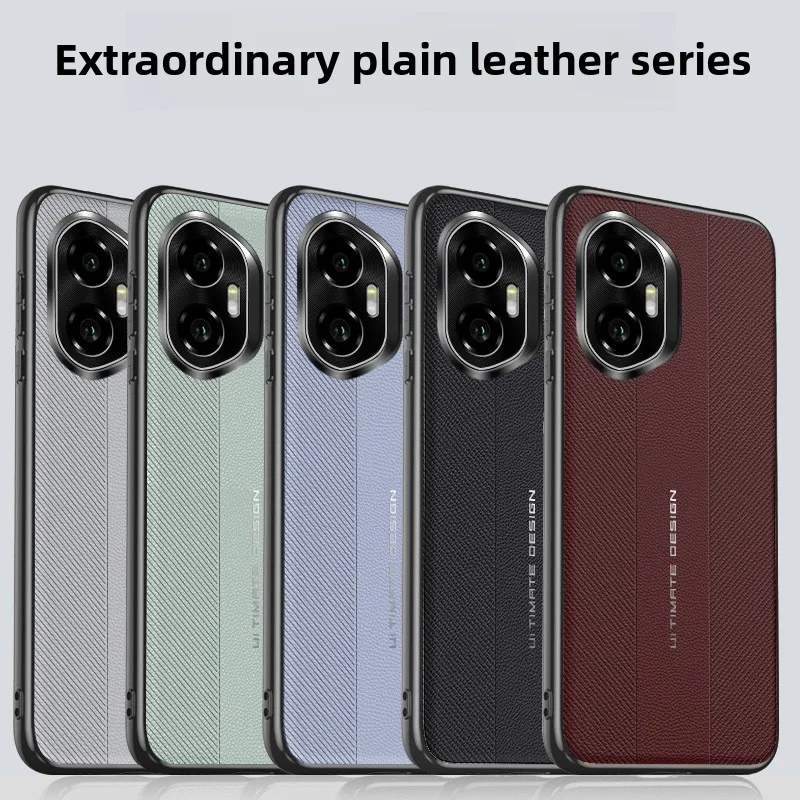

For Honor 300 Pro Case Classic Business Plated Leather Case for Honor 300 ultra
