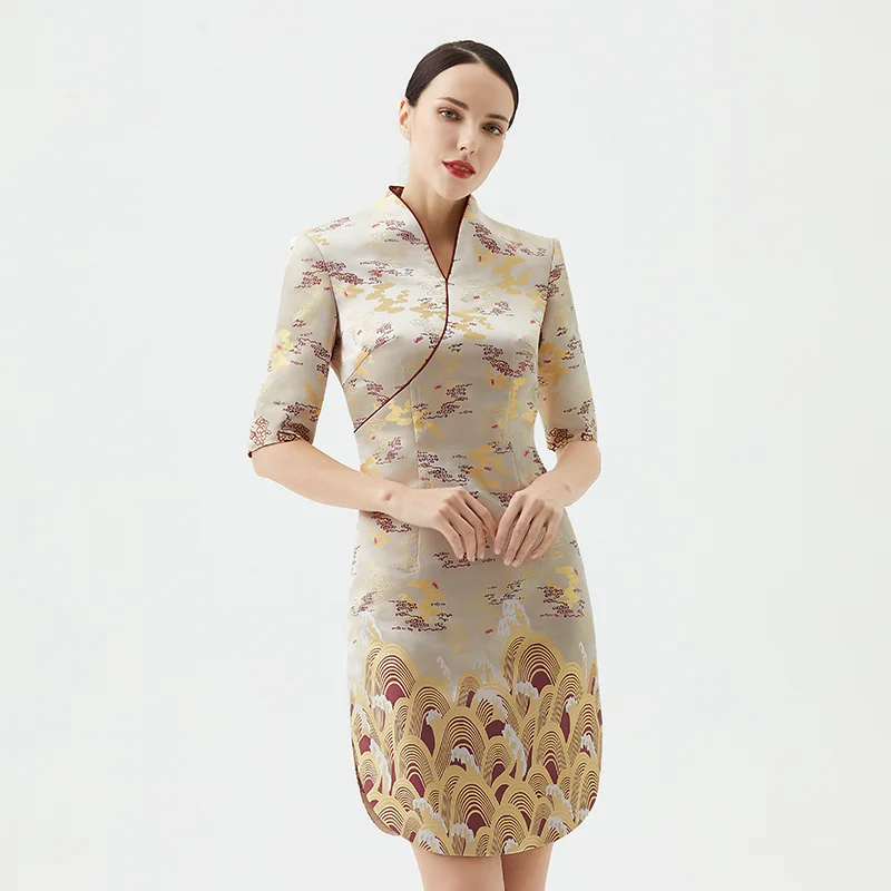 

Fashionable Dress Uniform Women's 2025 New Summer High-end Stylish Flight Attendant Workwear Beauty Therapist Uniform