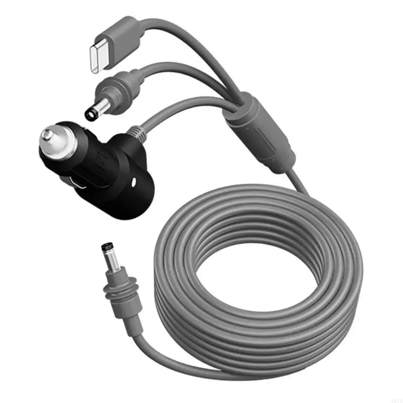 3 واجهات كابل الطاقة شاحن السيارات سلك آمن تكنولوجيا الشحن السريع مفاتيح PVC التحكم في الإلكترونيات