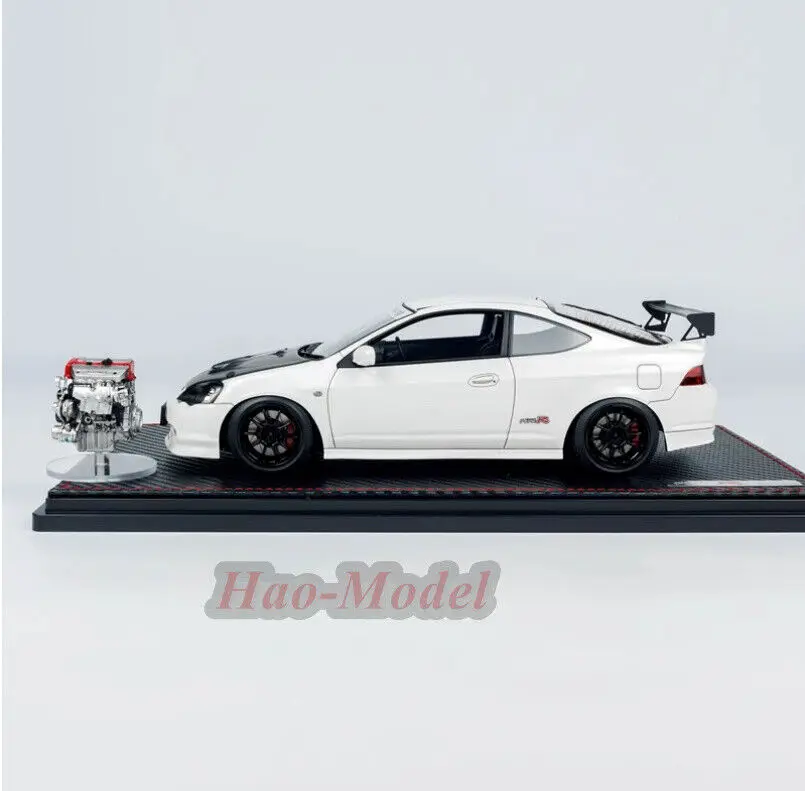 IG 1/18 For INTEGRA DC5 TYPE R Resin Diecast Model Car Simulation Kids Toys Boys Birthday Gifts Hobby Display Collection White