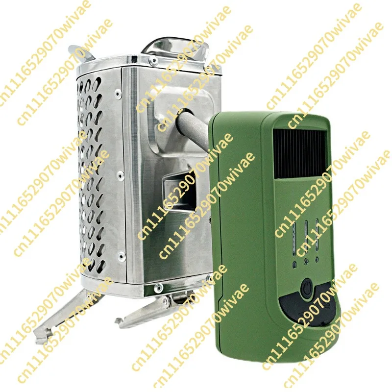 Thermal power generation wood stove folding rechargeable outdoor stainless steel portable camping stove