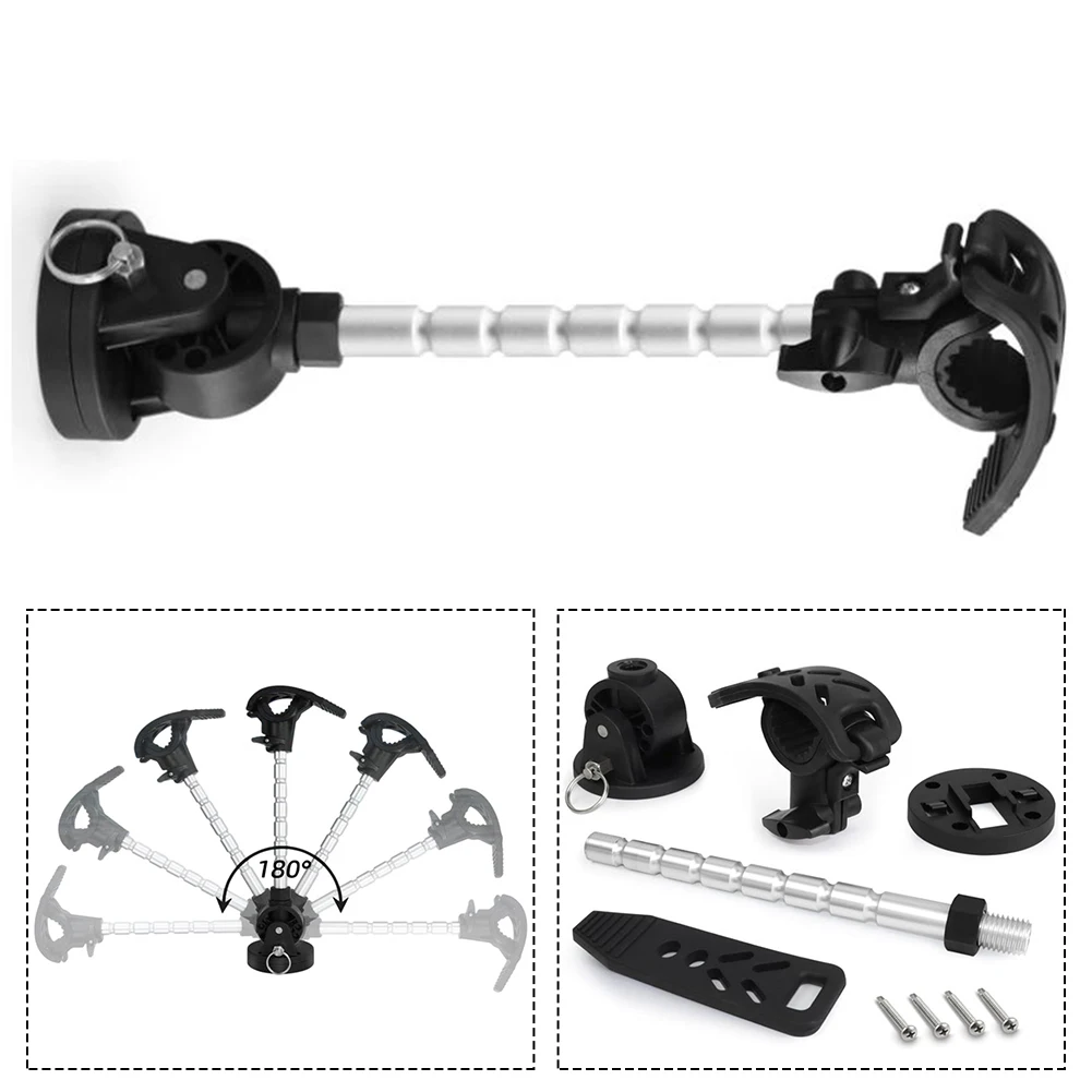 

For Garmin Fishing Boat Accessories Motor Shaft Support Boat Transportation Marine Grade Stabilizer Bracket Adjustable Bracket