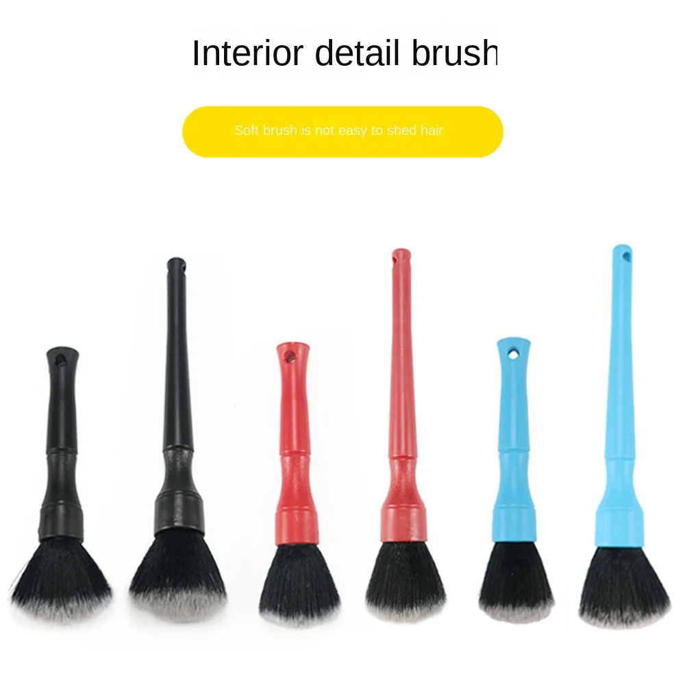 Brosse de détail de voiture, accessoires de lavage automatique, outils de livres, kit de détail de voiture, intérieur de véhicule, fournitures de climatiseur