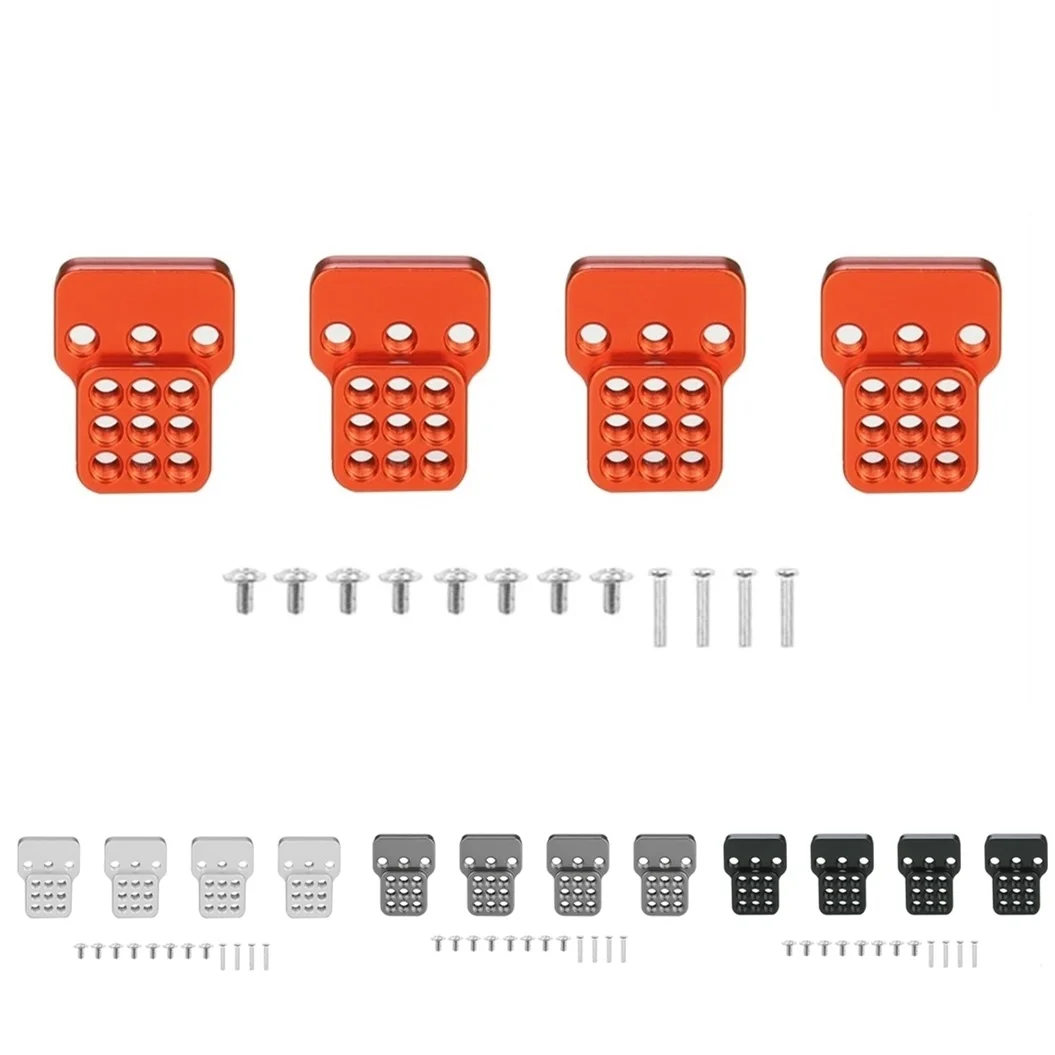 WPL C14 C24 C34 C44 C54 MN D90 MN99S 4pcs Metal Adjustable Shock Absorber Mount Bracket Extender Seat RC Car Upgrade Parts