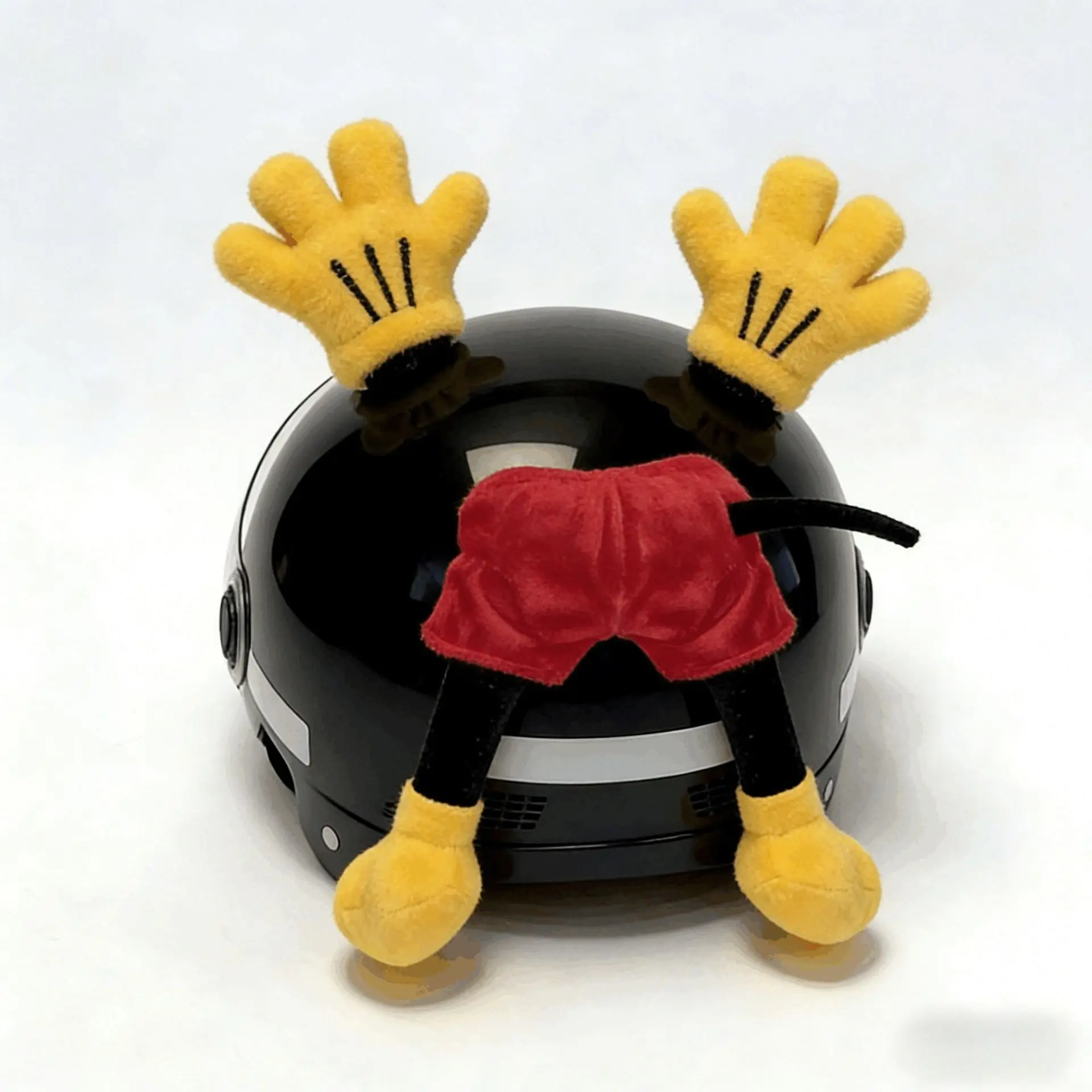 Helmet Decoration Doll Mouse Ears Butt Decoration Cute Doll Motorcycle Helmet Decoration