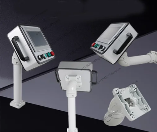 1PCS   7inch Machine Tool Boom Monitor Aluminum Alloy Cantilever Multi-directional Rotating Touch Screen Mounting Box